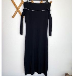 MAX STUDIO knit off the shoulder dress